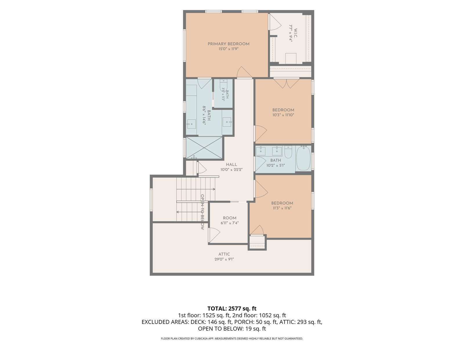 Second floor plan